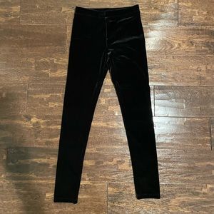 JCrew black velvet pants excellent condition.SweaterJanie&Jack listed separately